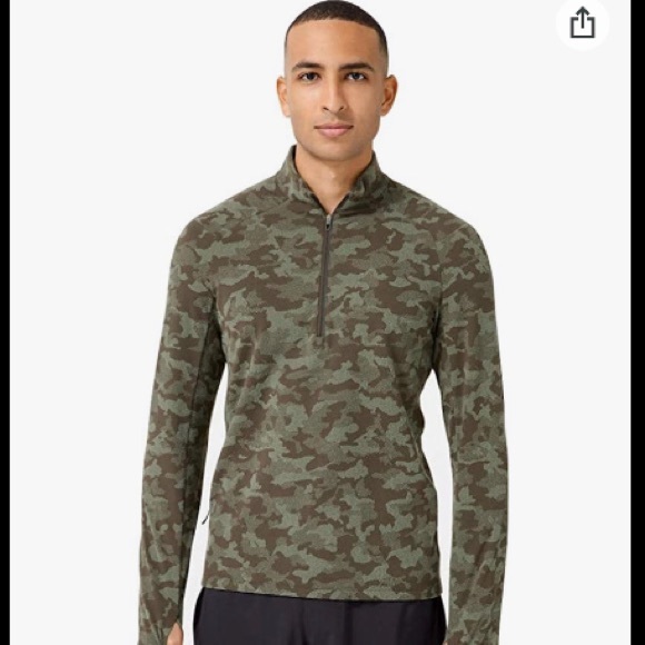 lululemon athletica Other - Lululemon Surge Warm 1/2 Zip Jacquard-camp Sz XL